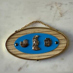 Midcentury wall plaque